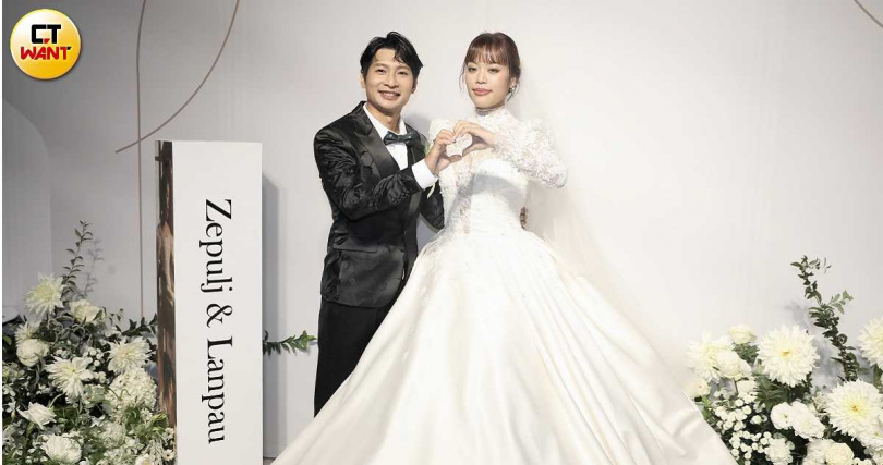 逸祥透露婚禮花費約250萬元。(圖/侯世駿攝)