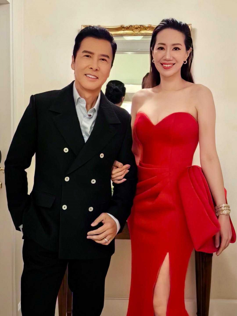 武打明星甄子丹老婆汪詩詩失言。(圖/翻攝IG/sweetcil)