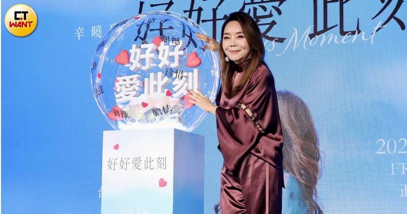 辛曉對於好友屠穎猝逝感到十分難過。（圖／侯世駿攝）