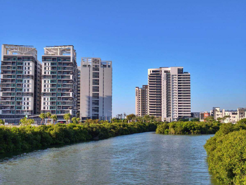 九份子高綠覆率,居住在此環境舒適,且房價相對蛋黃區更親民。(圖/業者提供)