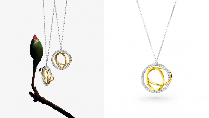 AHKAH elements floating項鍊／82,800元 （圖／品牌提供）