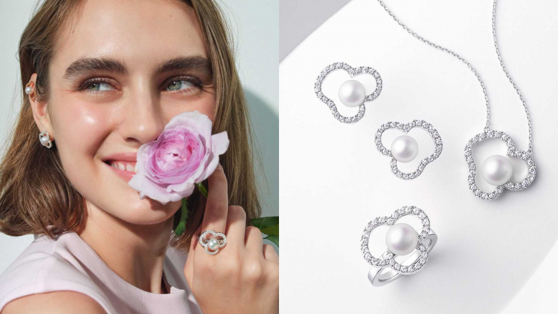 TASAKI chants 18K 白金系列/159,000元-$191,000元。(圖/品牌提供)