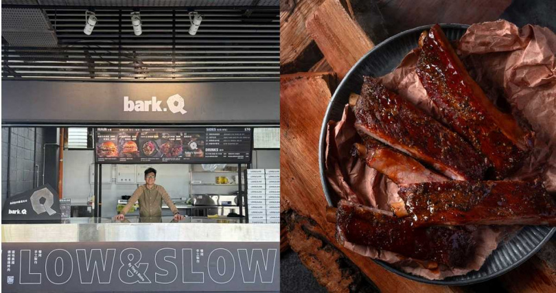 克里斯丁選擇將首間門市開進家鄉台中的洲際棒球場（左），右為「煙燻豬肋排」。（1,280元，圖／bark.Q提供）