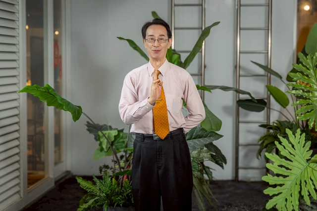 73歲的關聰難得接戲，在劇中跟林美貞演夫妻。（圖／大愛電視）