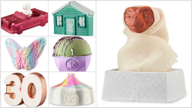LUSH 30週年系列汽泡彈290元起（圖／品牌提供）