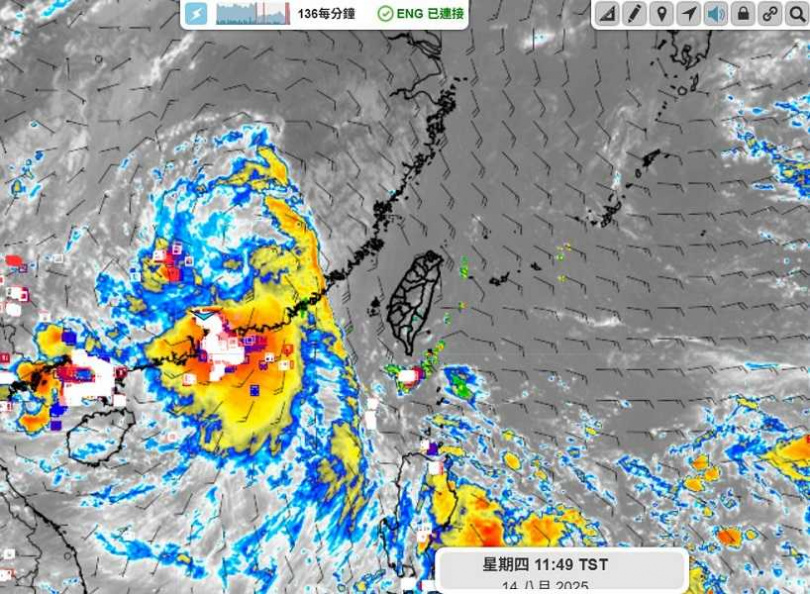未來要留意2個低氣壓發展。(圖/翻攝自天氣職人-吳聖宇臉書)