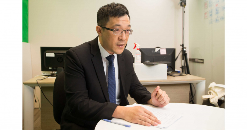 中信投信 ETF 00981D 經理人陳昱彰。（圖／黃威彬攝）