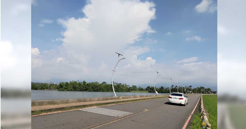 居高臨下的蘭潭，最早為荷蘭人攔水做埤塘作為灌溉使用，風景遼闊舒爽，美景處處。（圖／高靜玉攝）