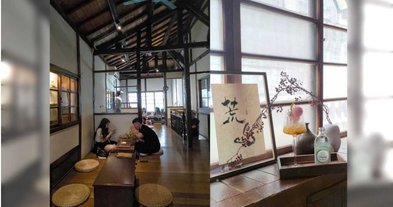 嘉義有許多日式房舍改建的餐飲店，別具風情，「堀川茶事」便是其中一間。（圖／高靜玉攝）