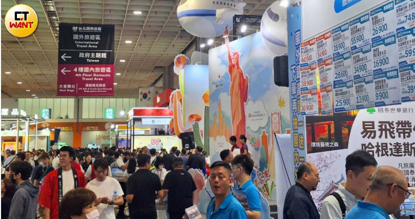 大會統計首日人潮成長8.87%，不少業者銷售業績有1~2成成長。（圖／林榮芳攝）