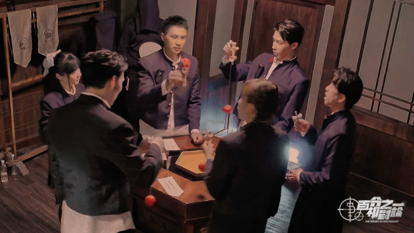 潘君侖用劍玉帶領夥伴過關。(圖/翻攝自映底子國際傳媒股份有限公司)