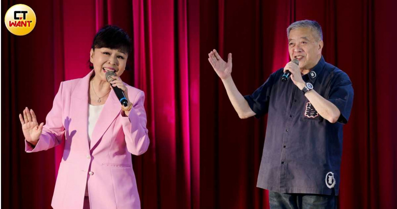 蕭惠貼心叮嚀長輩們要保重身體，林在培壓軸登場獲得熱烈掌聲。（圖／侯世駿攝）