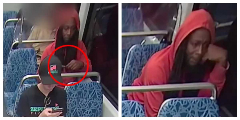 監視器拍下23歲烏克蘭難民伊琳娜．扎魯茨卡上車後滑手機，幾分鐘後慘遭襲擊。（圖／翻攝自wbtv ）