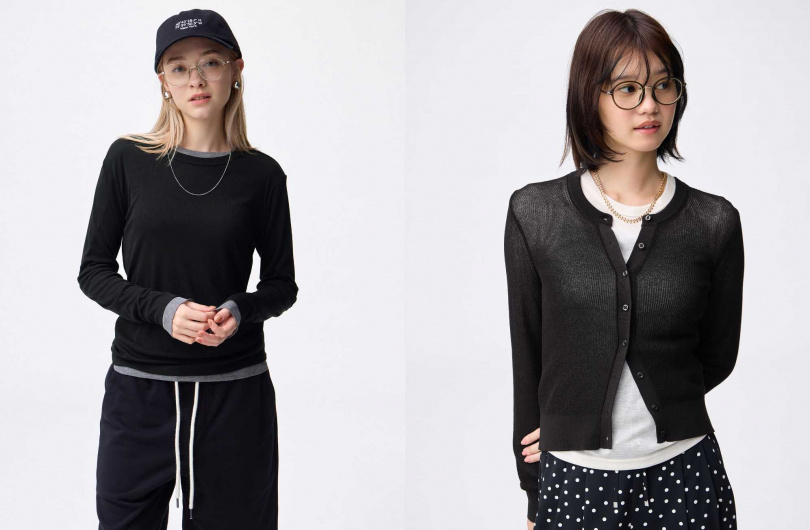 GU柔軟透膚圓領T恤/250元(圖/品牌提供)