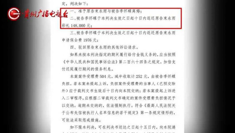 男子花費大筆金錢閃婚,婚姻破局後追討款項受阻,雙方金錢糾紛持續延燒。