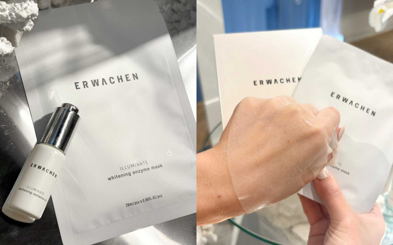 非常推薦「御光淨白煥采油」+「御光淨白活酵面膜」的1+1>2油敷法，肌膚透亮效果更有感。（圖／吳雅鈴攝）