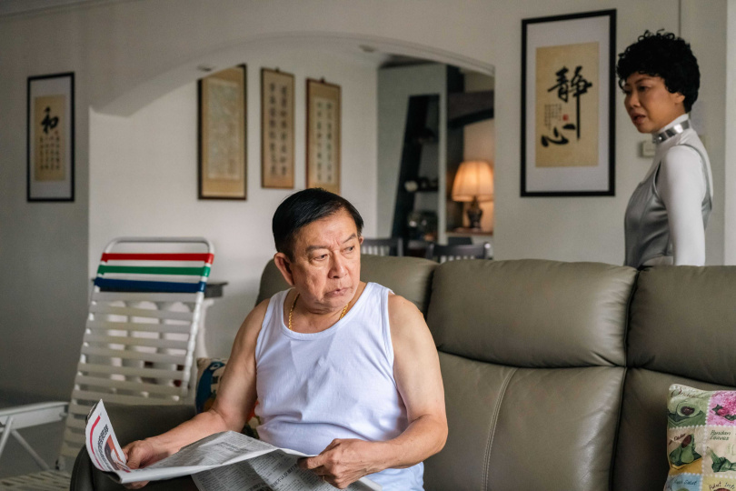 程旭輝、莫小玲在《AI拼才會贏》再次搭擋演出。（圖／華映提供）