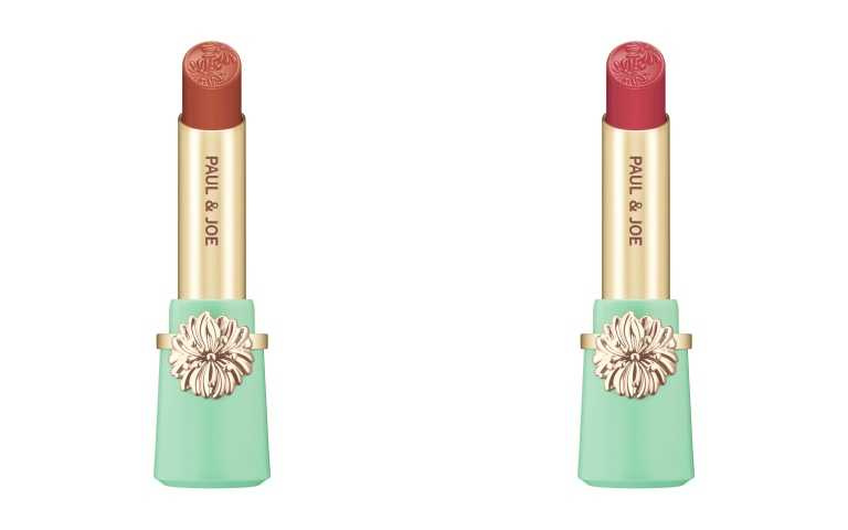 PAUL & JOE 西洋菊高光持色唇膏#24,#25,#26 3g / 960元(蕊+盒)(圖/品牌提供)