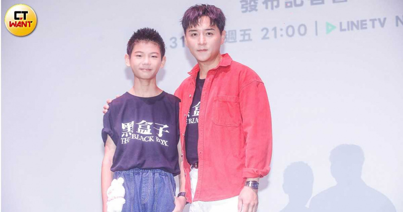 現實生活中也是爸爸的鄭人碩相當有感。（圖／趙文彬攝）