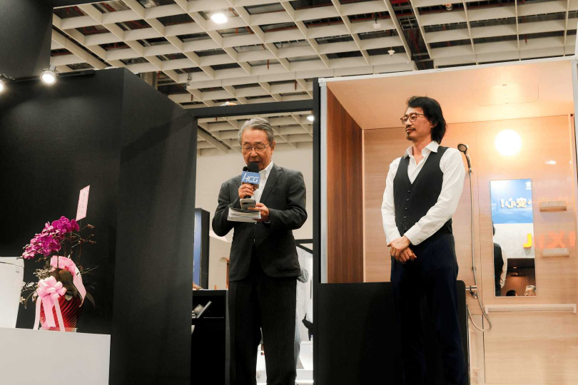 BReCS整體衛浴 白坂 富美夫社長(左)、和成欣業股份有限公司 邱立堅董事長(右)。(圖片提供/和成)