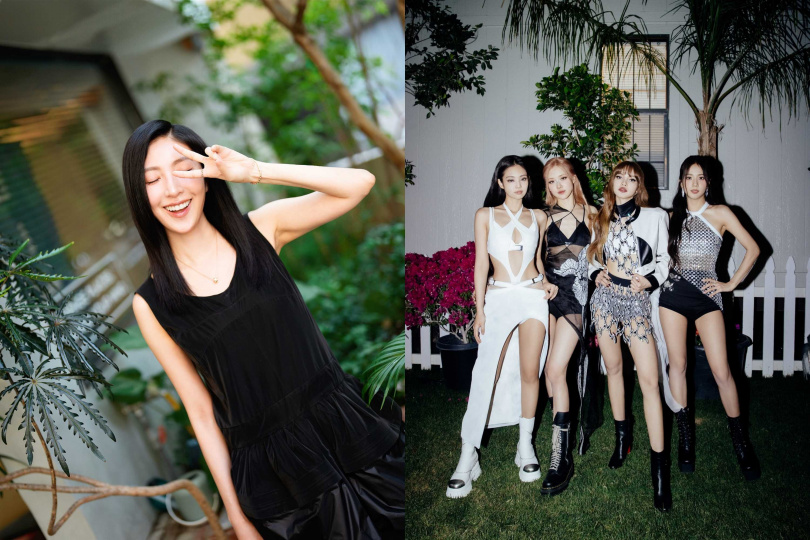 楊謹華是BLACKPINK的忠實粉絲。(圖/翻攝自楊謹華、BLACKPINK IG)