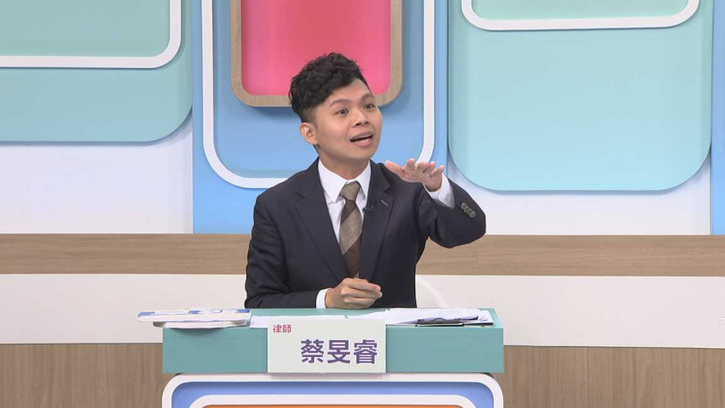 蔡旻睿律師分享男子一人分飾兩角詐騙案例。（圖／和展影視提供）