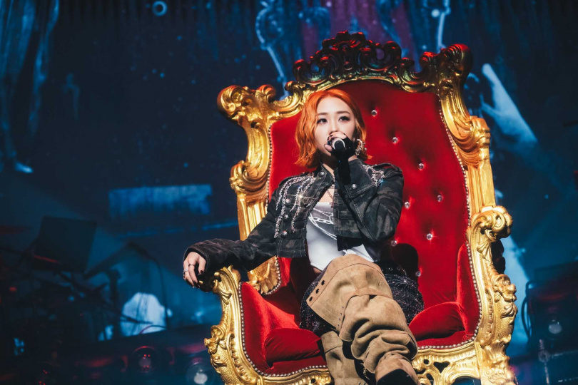 艾薇日前舉辦《BORN TO BE BRAVE》演唱會台北站。（圖／原音兄弟提供）