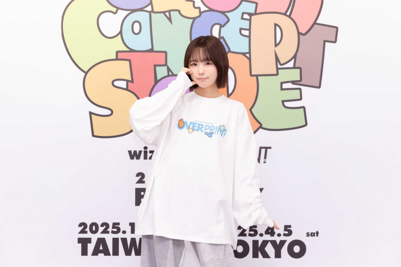 naenano週日在東區「naenano CONCEPT STORE wiz OVERPRINT」攜手藝術家ZERO ZERO HERO帶來全球首次亮相的聯名商品。（圖／保羅費樂提供）