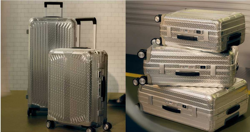 BOSS x Samsonite LITE-BOX ALU登機箱20吋/31,680元,28吋/40,320元,30吋/45,760元(圖/品牌提供)