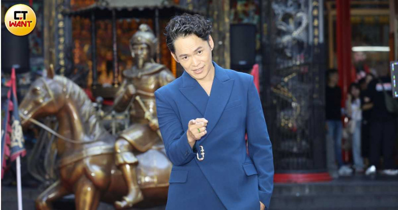 黃鐙輝表示已經準備好《角頭-鬥陣欸》包場。(圖/侯世駿攝)