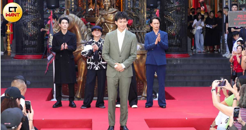 吳念軒首次加入角頭演員群,在《角頭-鬥陣欸》有關鍵戲份。(圖/侯世駿攝)