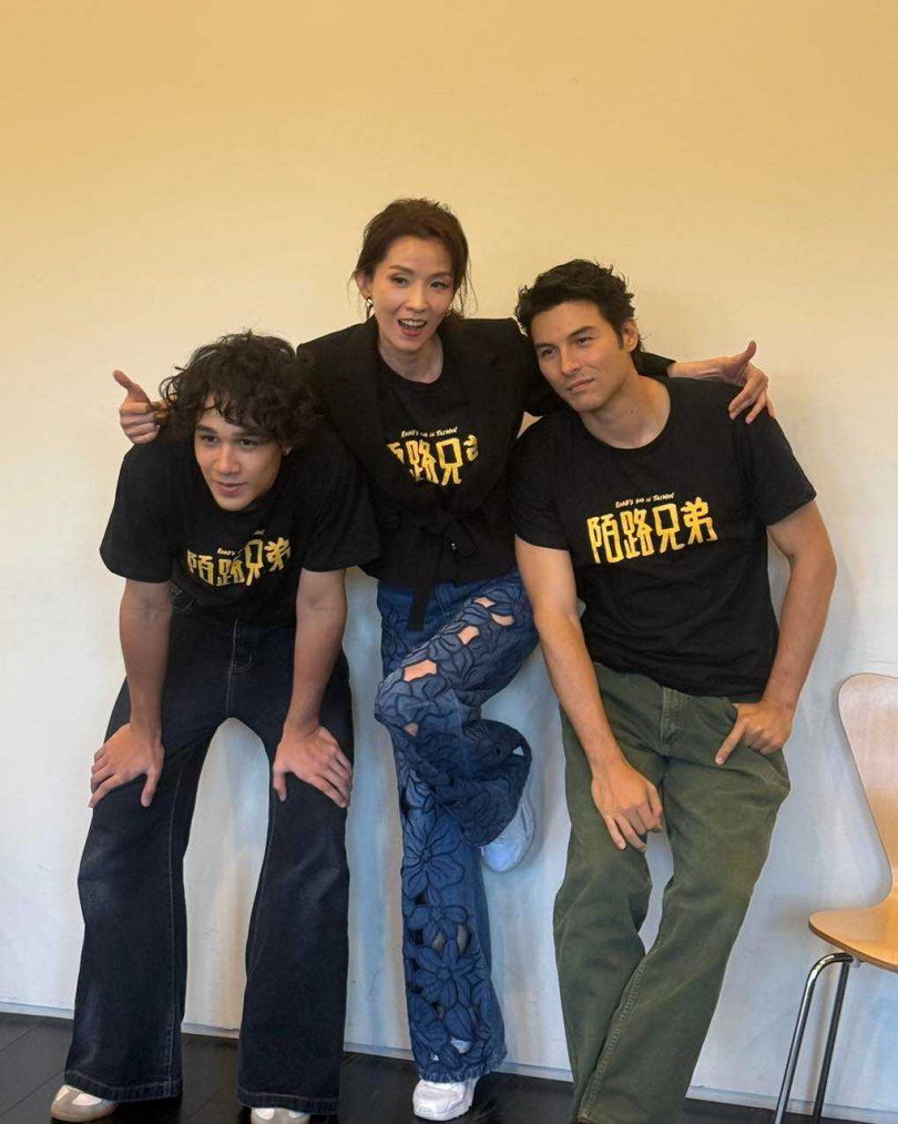 葉全真與鳳小岳合作電影《陌路兄弟》。（圖／翻攝自葉全真臉書）