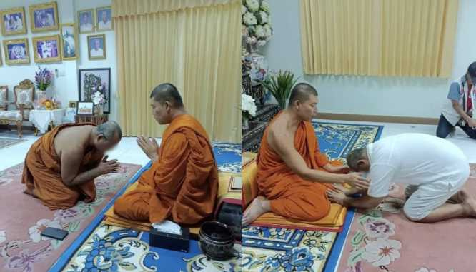 住持被指匯款給多名女子，相關財務流向將接受調查。（圖／翻攝自泰國民意報）