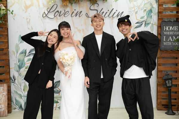 阿嘎、二伯曾見證耶嫩和俐馨登記結婚。(圖/翻攝自Threads/yenom0612)