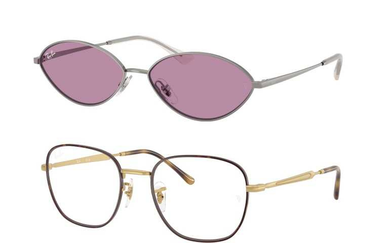 小編推薦入手款：今年流行細框的眼鏡或是太陽眼鏡，可以試試唷！Ray-Ban鏡款 #RB3757 /6,050元；(下)Ray-Ban眼鏡 #RX6534 3188/5,700元。（圖／品牌提供）