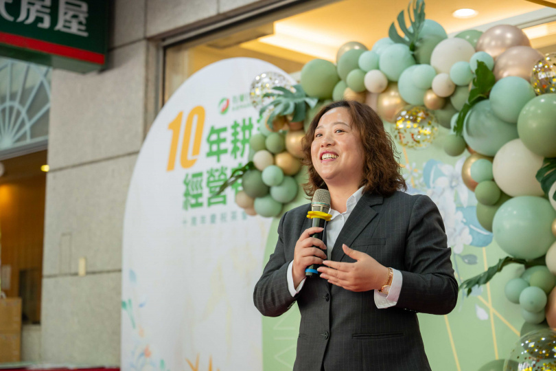 賀之羚認為，永慶房產集團加盟總部給予加盟店全方面的支援，是加盟店最穩固的靠山 。（圖片提供／有巢氏房屋）