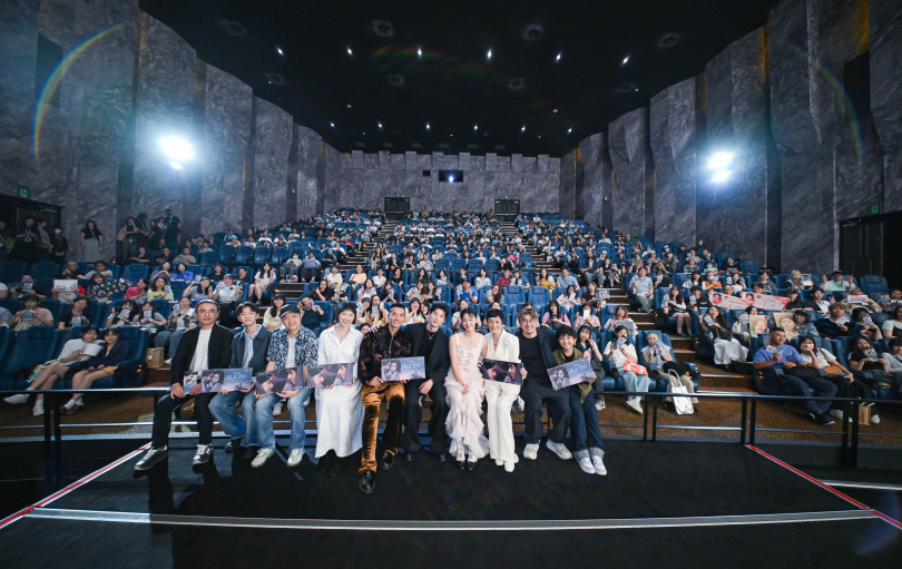 《他年她日》首映包場共15場、3500人的所有收入,全數捐贈給世界展望會,協助花蓮災區重建。(圖/甲上娛樂提供)