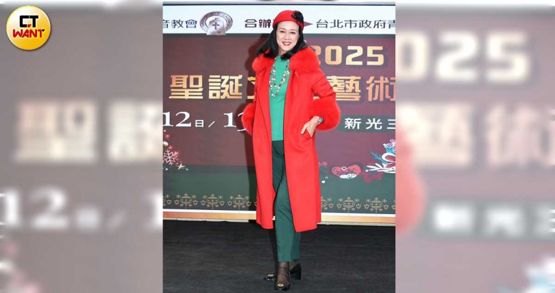 73歲湯蘭花透露凍齡秘訣。（圖／蘇聖倫攝）