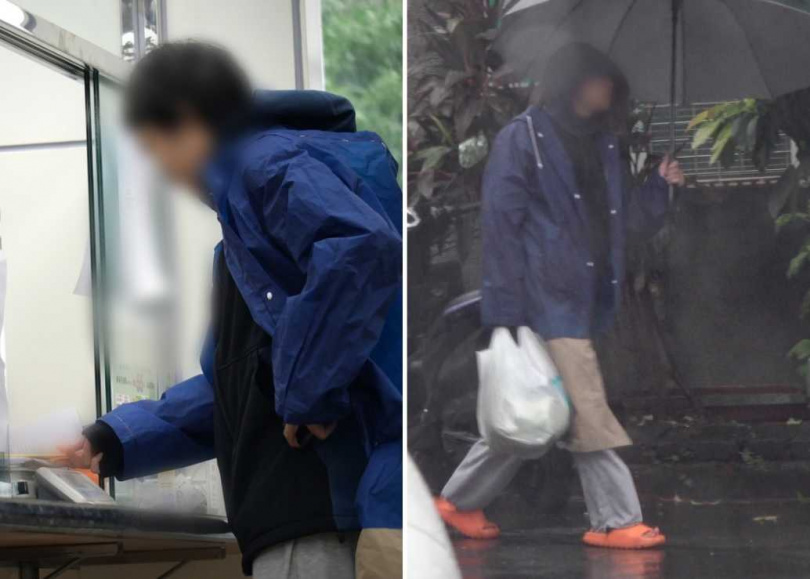 生活上的大小事幾乎都是由同居人處理,雖然下著大雨,林廷憶同居人還是出門跑郵局,並買食材回家。(圖/本刊攝影組)