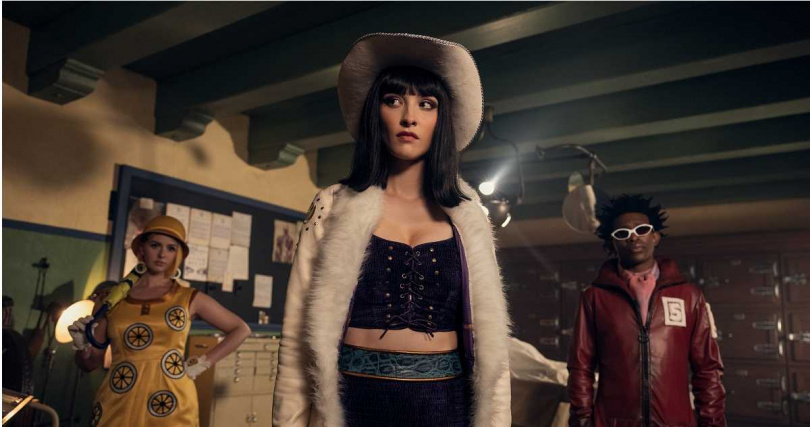 Jazzara Jaslyn, Lera Abova, Camrus Johnson。(圖/Netflix)