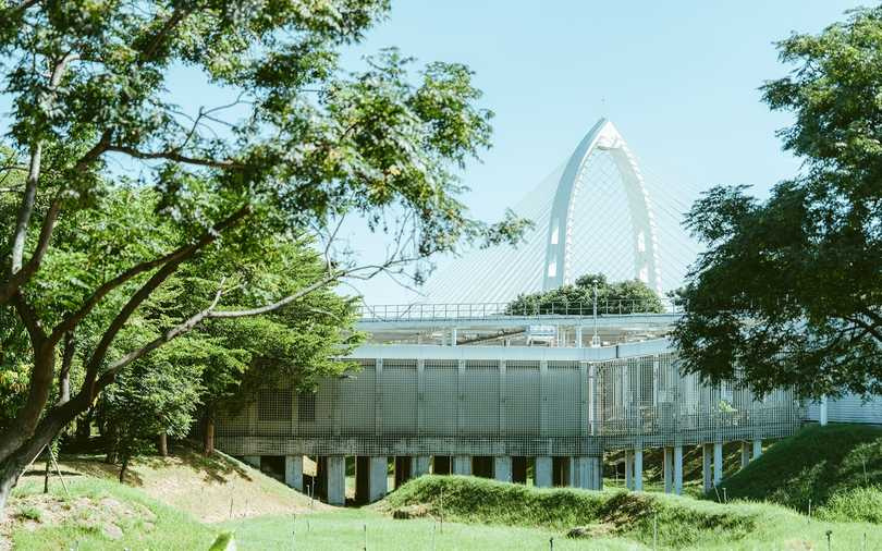 67.34公頃的台中「中央公園特區」有綠美圖、會展中心、水湳轉運中心與未來捷運橘線的雙交通利多，是台中房市當紅的新富聚落。（圖／業者提供）