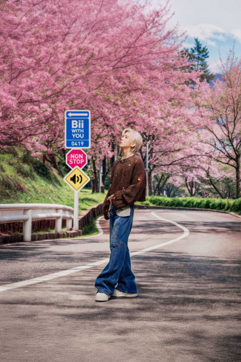 畢書盡公布4月演唱會主視覺。（圖／索尼音樂提供）
