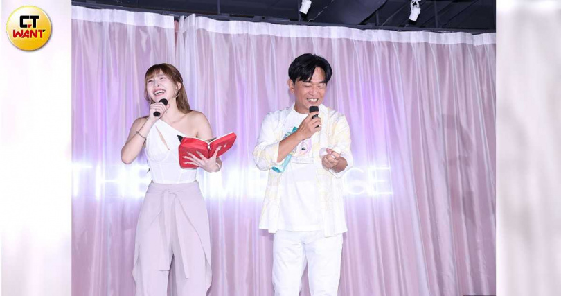 吳宗憲搞笑說有被草莓仙人跳的感覺。（圖／焦正德攝）