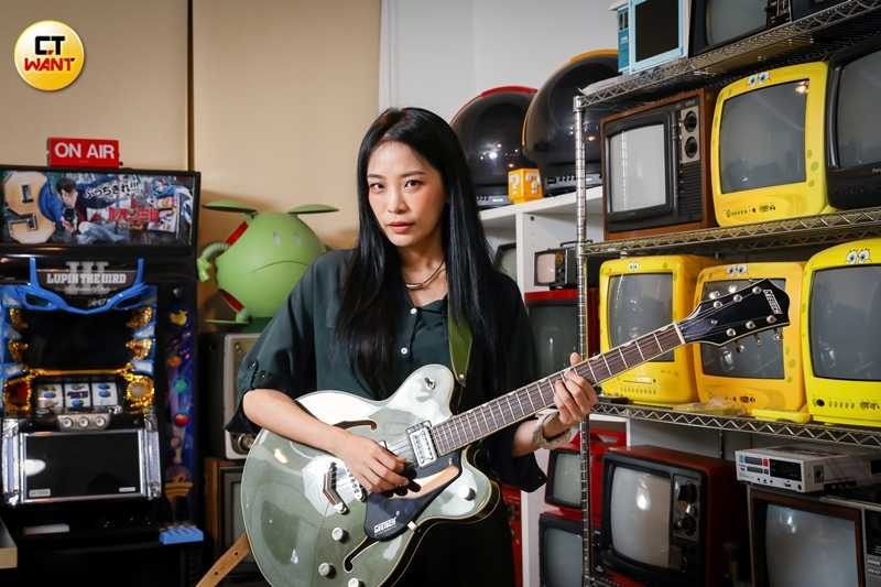 卜星慧透露目前靠著音樂和寵物食品等收入，在台北勉強能夠生活。（圖／侯世駿攝）