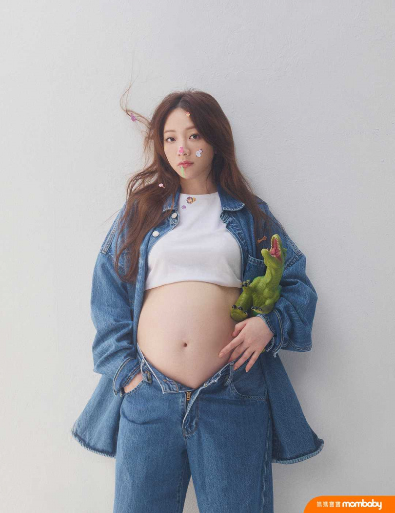 玉兔覺得懷女兒真的會變得比較漂亮。（圖／媽媽寶寶提供）