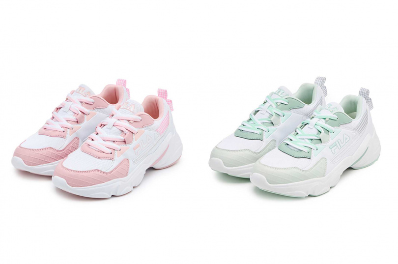 FILA緞帶蛋糕老爹鞋／2280元（圖／品牌提供）
