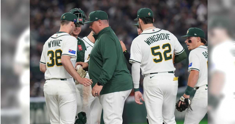 2026世界棒球經典賽（WBC）C組預賽在日本東京巨蛋展開，最終南韓以7：2擊敗澳洲。（圖／達志／美聯社）