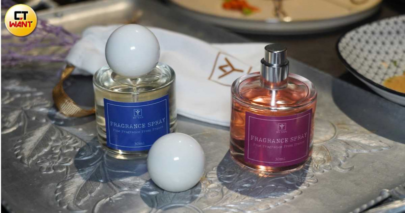 點1314 情人節雙人套餐還會加贈香氛營造驚喜。（圖／魏妤靜攝）