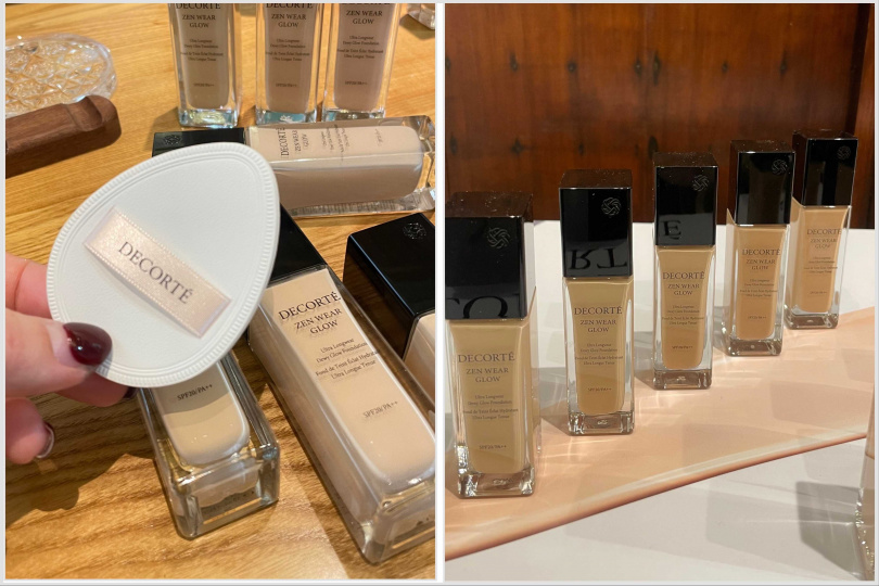 搭配光感恆潤粉底專用的粉撲，才不會把光澤度給拍掉了唷！黛珂 禪 光感恆潤粉撲/250元（圖／黃筱婷攝）