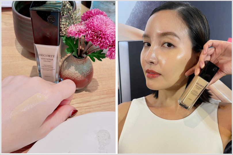 又水又潤，實在是太驚艷。黛珂 禪 光感恆潤粉底液 SPF20/PA++ 30mL 共10色/1,800（圖/黃筱婷攝）